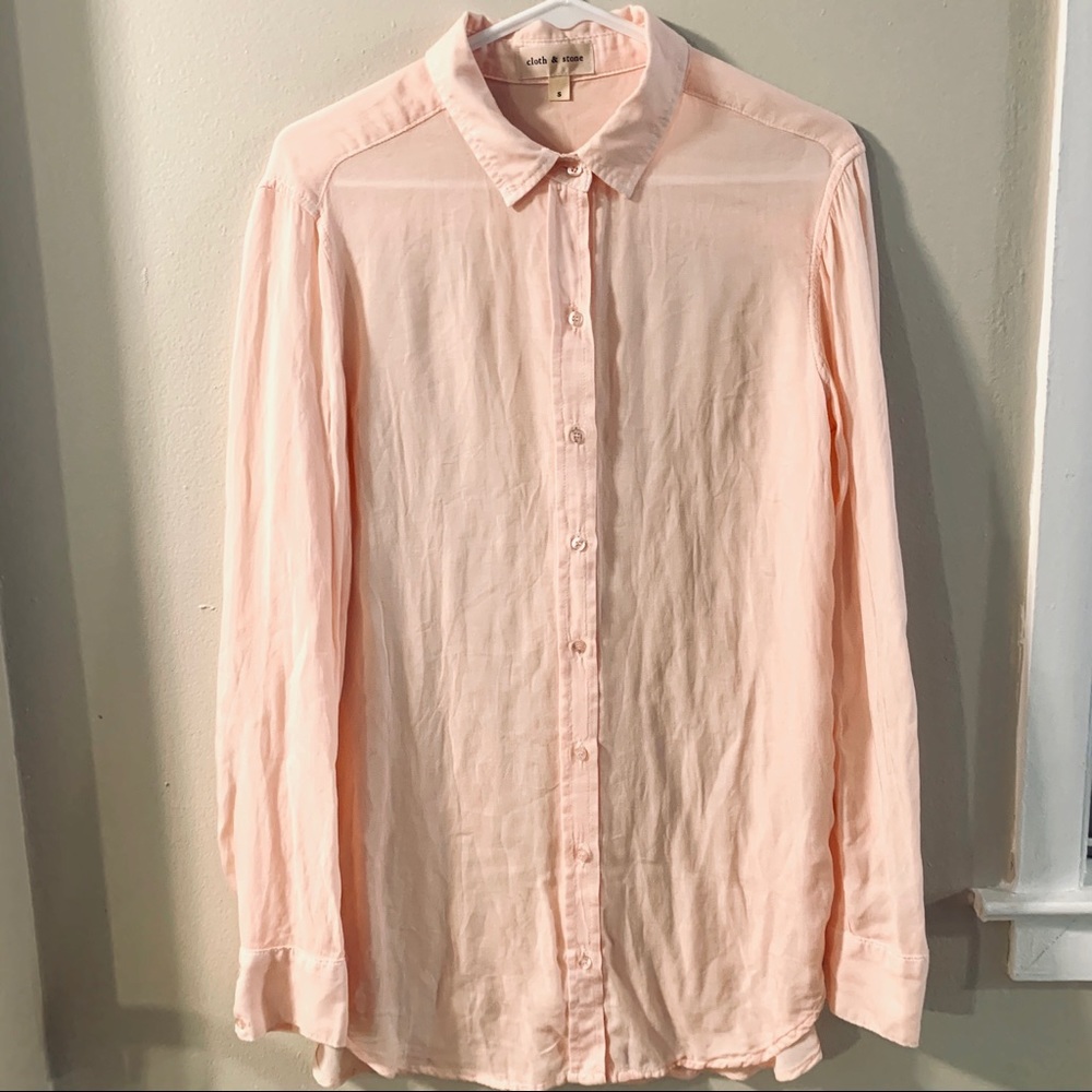 Cloth & Stone Anthropologie collared shirt size S